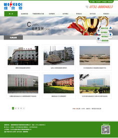 湖南省节能减排核心服务企业 维克奇网站改版升级啦